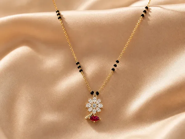 Floral_Ruby_Drop_Mangalsutra