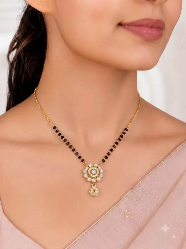 Floral_Drop_Elegance_Mangalsutra