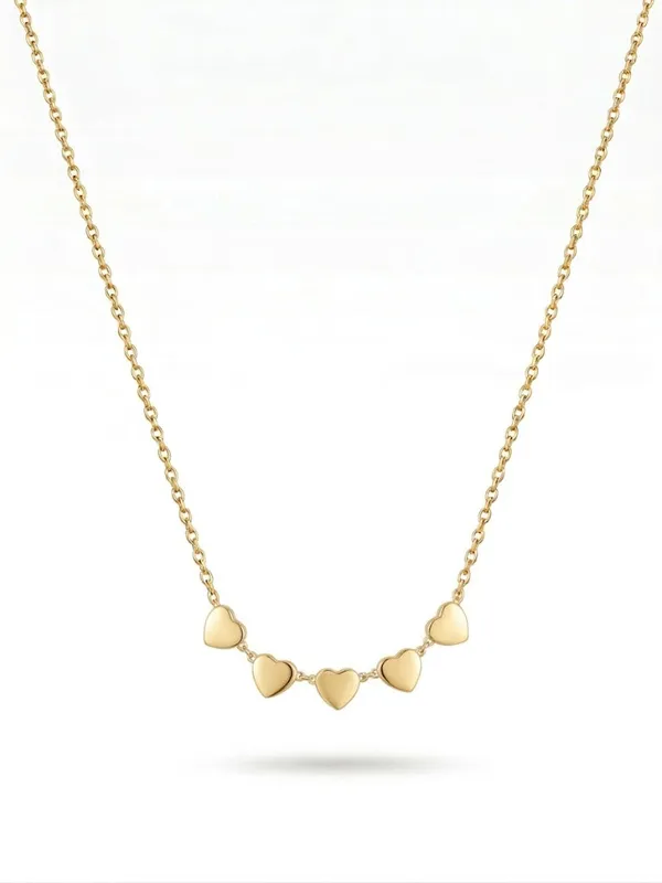 Golden_Hearts_Charm_Necklace