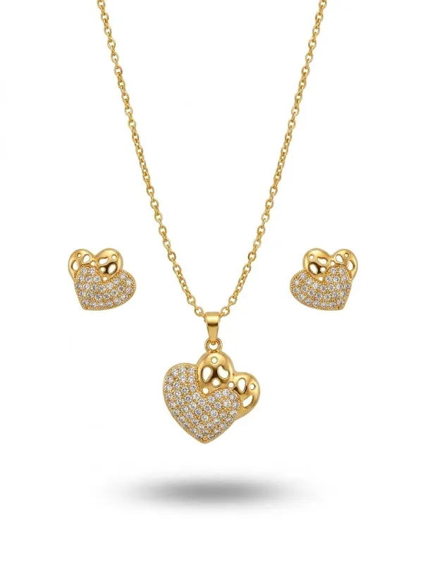 Sparkling_Heart_Elegance_Necklace_Earrings_Set