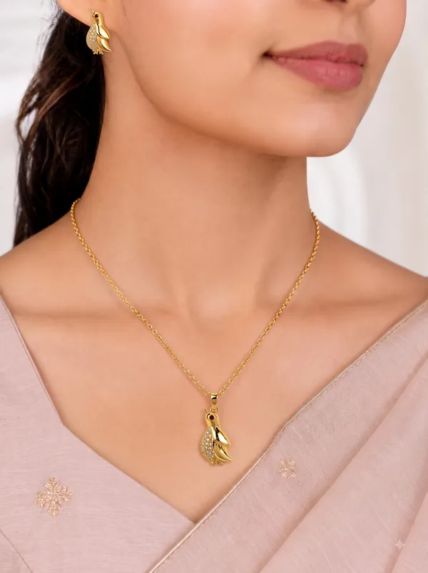 Golden_Songbird_Necklace_Earrings_Set