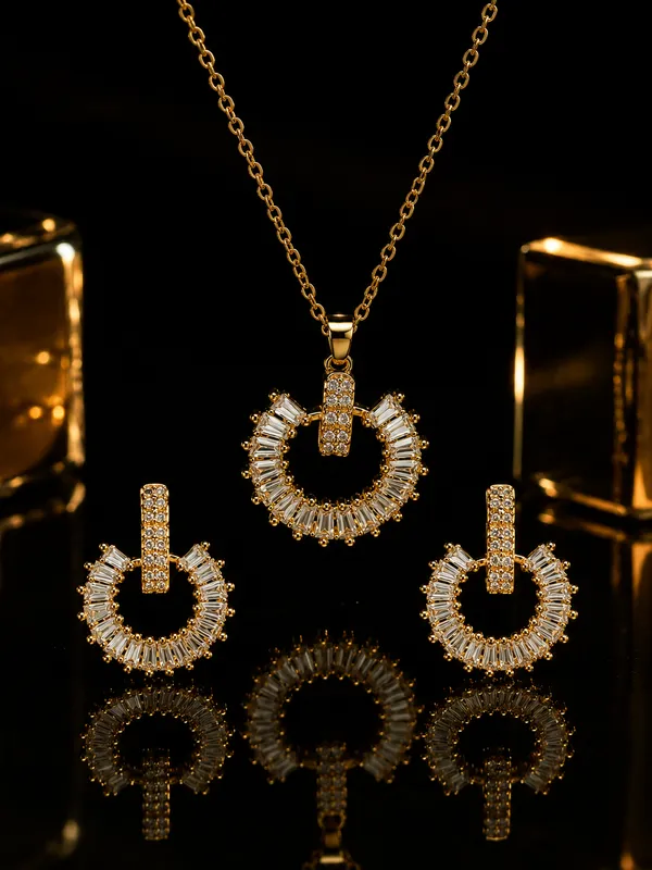 Radiant_Halo_Crystal_Pendant_Earrings_Set