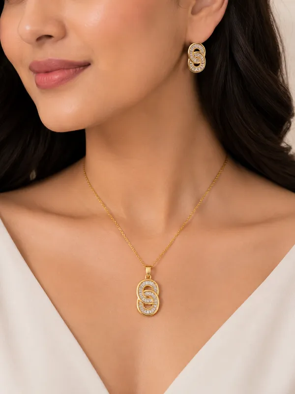Infinity_Sparkle_Link_Pendant_Earrings_Set