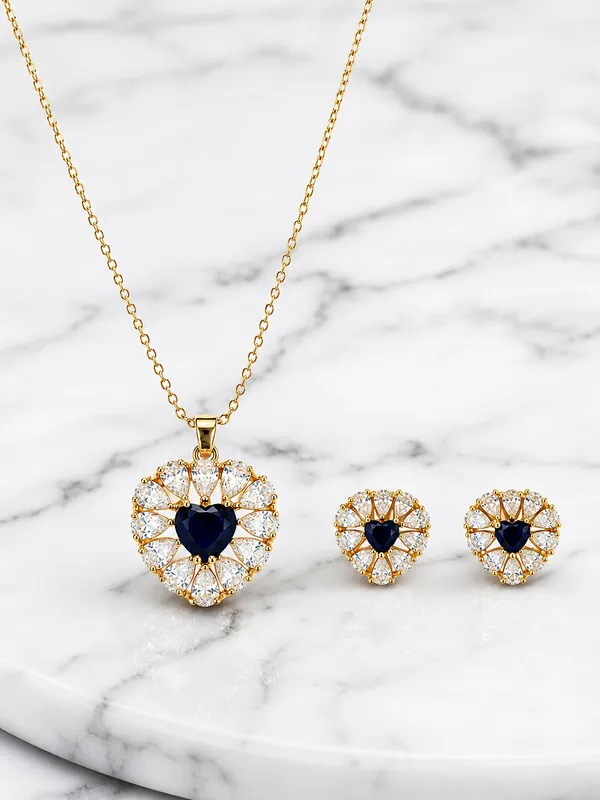 Royal_Sapphire_Heart_Pendant_Earrings_Set