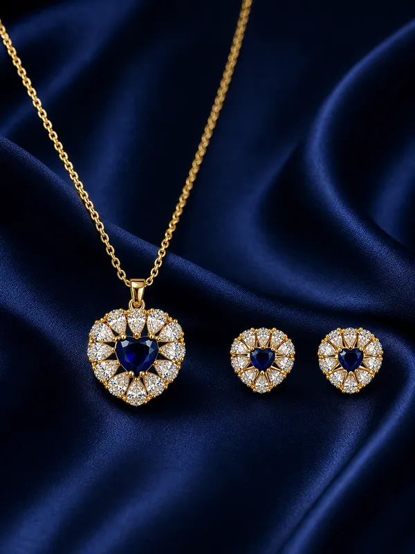 Royal_Sapphire_Heart_Pendant_Earrings_Set