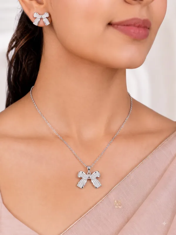 Crystal_Bow_Elegance_Pendant_Earrings_Set