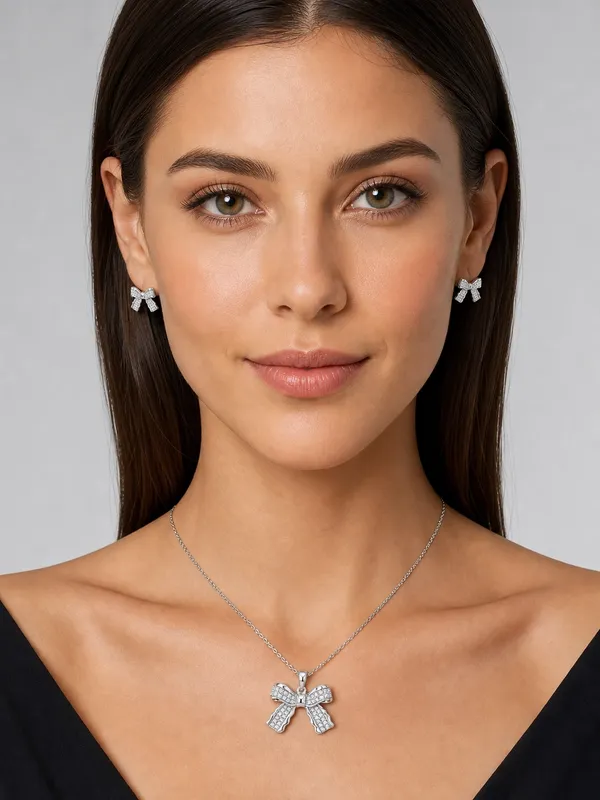 Crystal_Bow_Elegance_Pendant_Earrings_Set