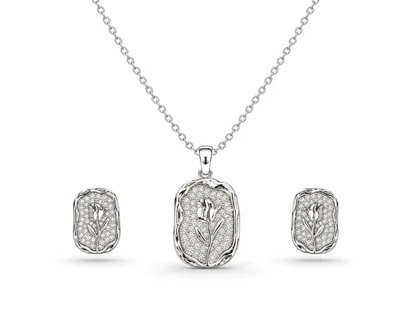 Elegant_Tulip_Sparkle_Pendant_Earrings_Set