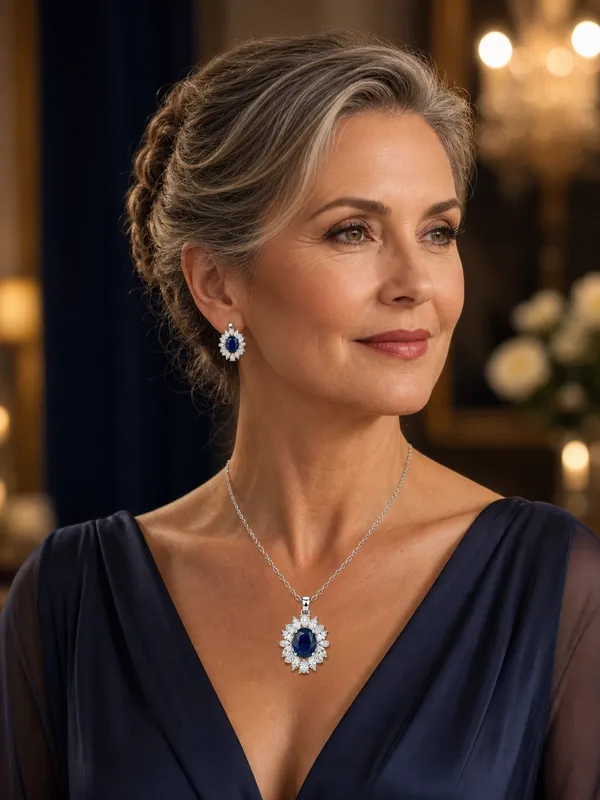 Royal_Sapphire_Bloom_Pendant_Earrings_Set