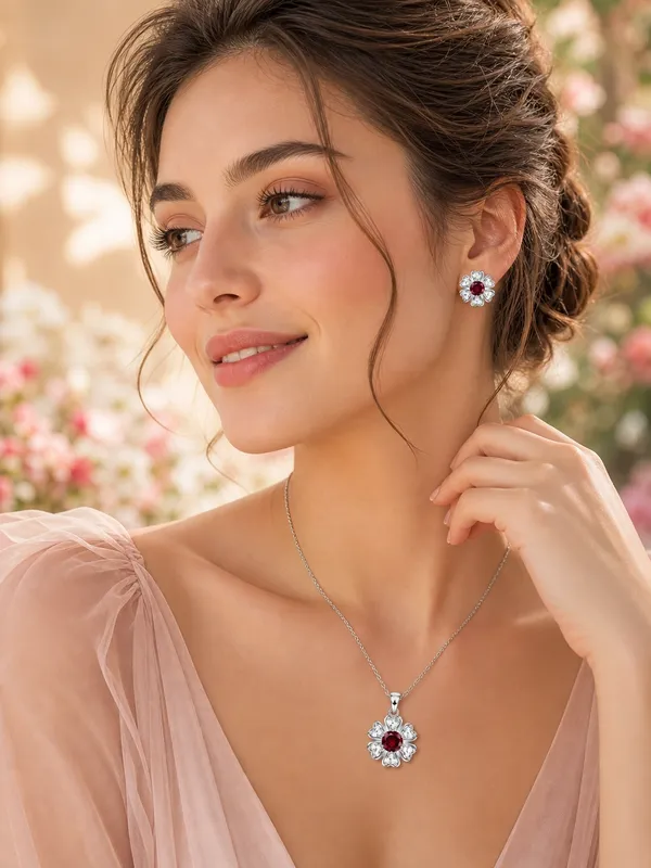 Ruby_Blossom_Floral_Pendant_Earrings_Set