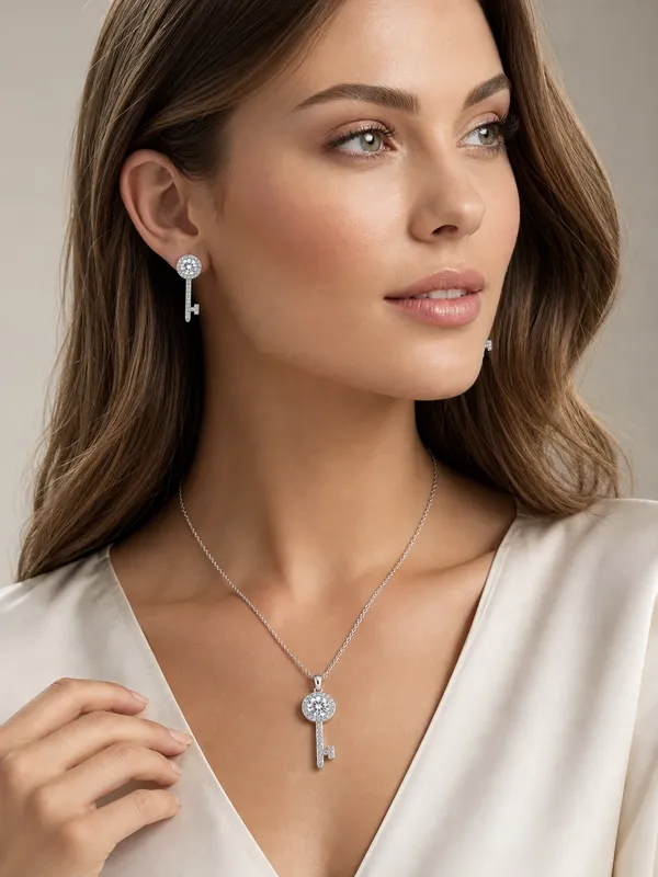 Crystal_Elegance_Key_Pendant_Earrings_Set