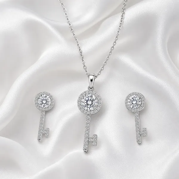 Crystal_Elegance_Key_Pendant_Earrings_Set