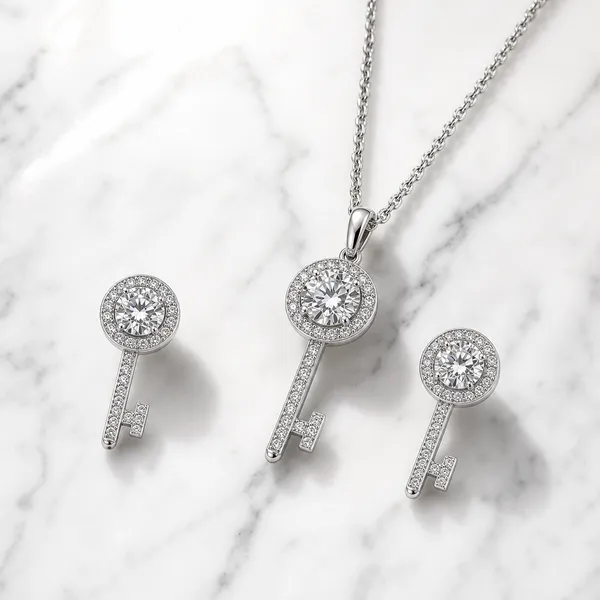Crystal_Elegance_Key_Pendant_Earrings_Set