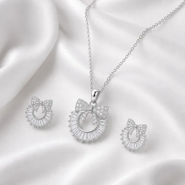 Crystal_Bow_Halo_Pendant_Earrings_Set