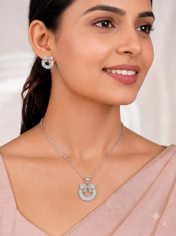 Crystal_Bow_Halo_Pendant_Earrings_Set