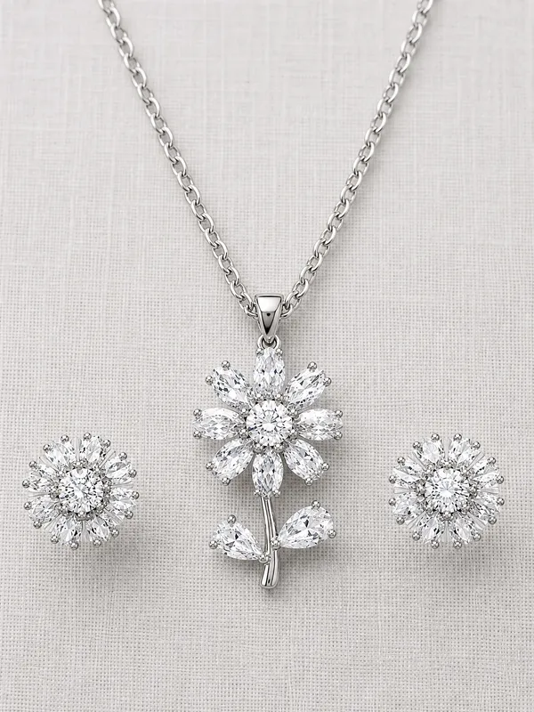 Elegant_Floral_Crystal_Pendant_Earrings_Set