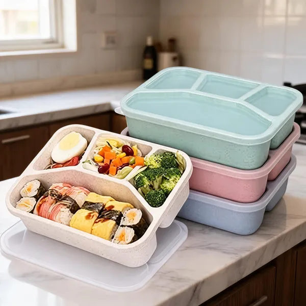 Food_Grade_Plastic_4-Compartment_Lunch_Box