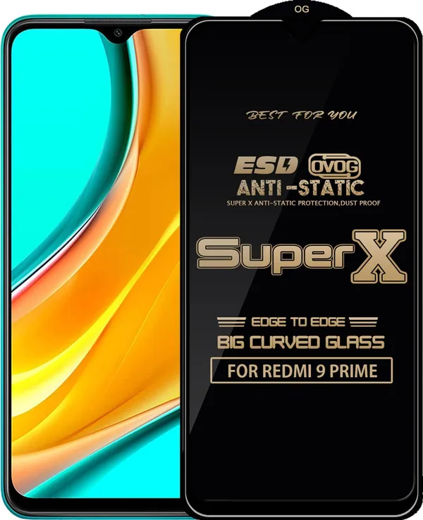 NEESME_Edge_To_Edge_Tempered_Glass_for_REDMI_9_PRIME_(Pack_of_1)