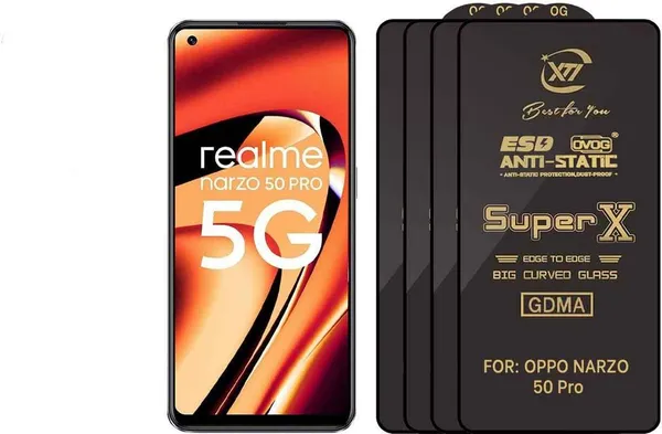 SuperX_Edge_To_Edge_Tempered_Glass_for_OPPO_NARZO_50_PRO_(Pack_of_4)
