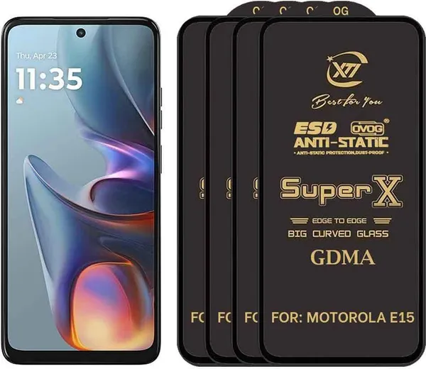 SuperX_Edge_To_Edge_Tempered_Glass_for_Motorola_E15_(Pack_of_4)