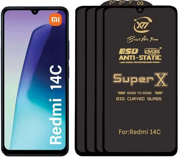 SuperX_Edge_To_Edge_Tempered_Glass_for_MI_14C_(Pack_of_4)