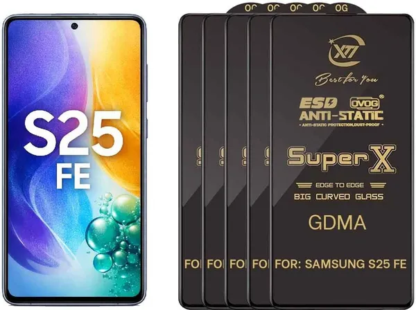 GDMA_Edge_To_Edge_Tempered_Glass_for_Samsung_S25_FE_(Pack_of_5)