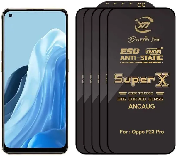 SuperX_Edge_To_Edge_Tempered_Glass_for_Oppo_F23_Pro_(Pack_of_5)