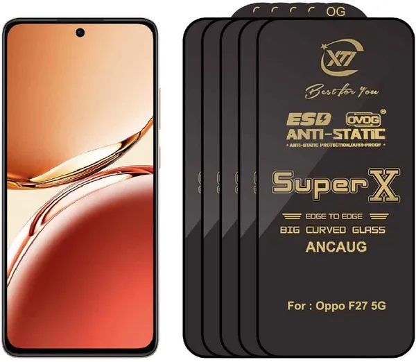 SuperX_Edge_To_Edge_Tempered_Glass_for_Oppo_F25_5G_(Pack_of_5)