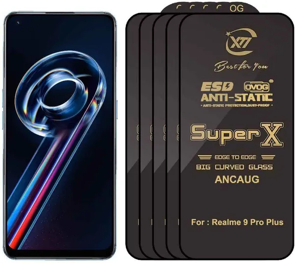SuperX_Edge_To_Edge_Tempered_Glass_for_Realme_9_Pro_Plus_(Pack_of_5)