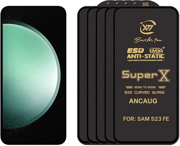 SuperX_Edge_To_Edge_Tempered_Glass_for_SAMSUNG_S23_FE_(Pack_of_5)