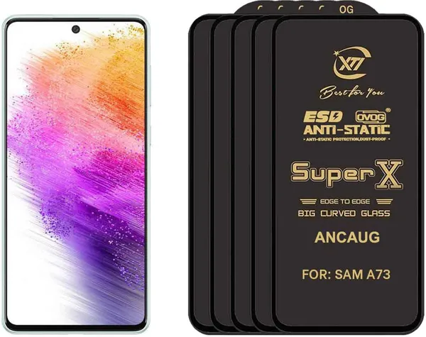SuperX_Edge_To_Edge_Tempered_Glass_for_SAMSUNG_A73_(Pack_of_5)