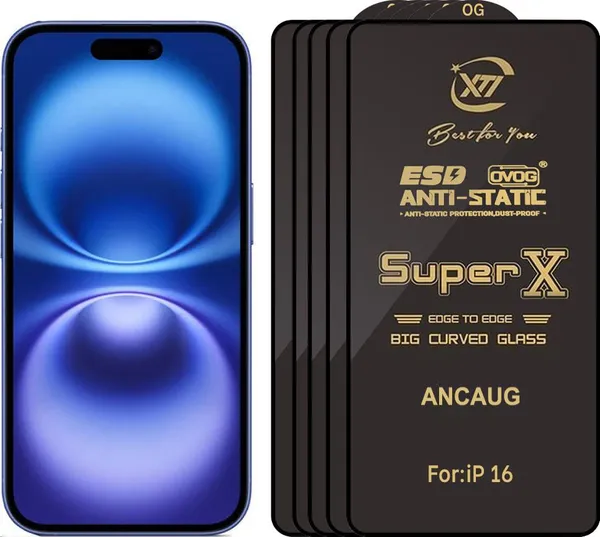 SuperX_Edge_To_Edge_Tempered_Glass_for_iPhone_16_(Pack_of_5)