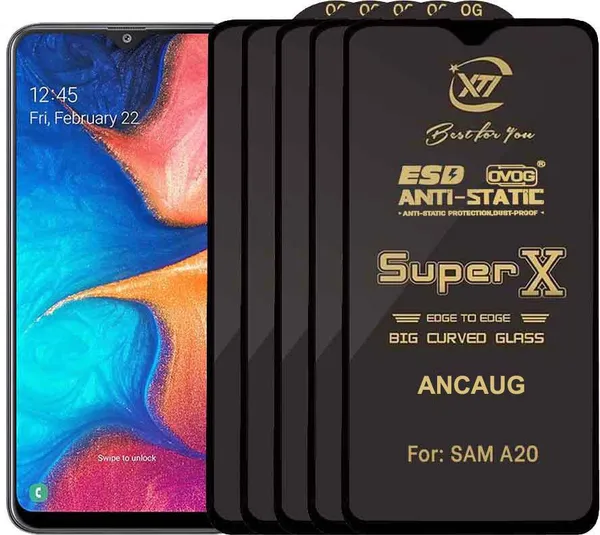 SuperX_Edge_To_Edge_Tempered_Glass_for_SAMSUNG_A20_(Pack_of_5)