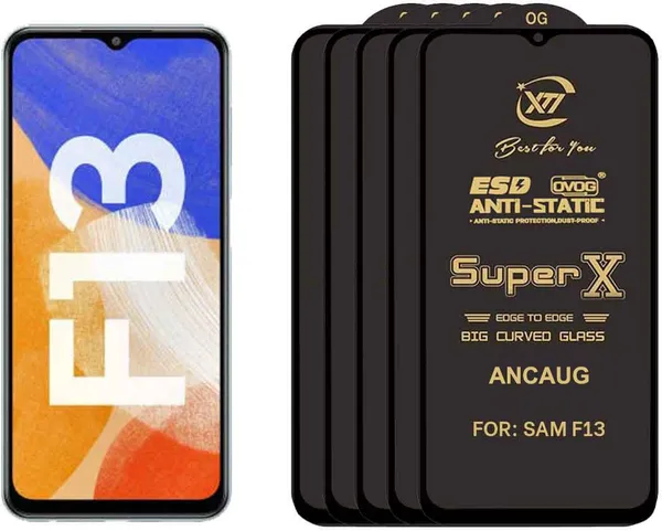 SuperX_Edge_To_Edge_Tempered_Glass_for_SAMSUNG_F13_(Pack_of_5)