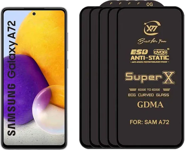 SuperX_Edge_To_Edge_Tempered_Glass_for_SAMSUNG_A72_(Pack_of_5)