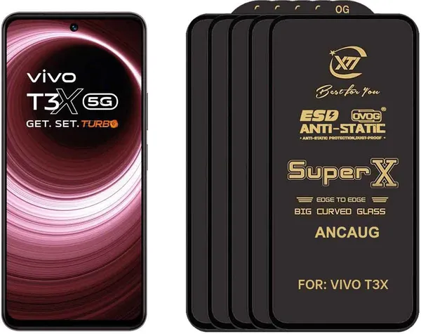 SuperX_Edge_To_Edge_Tempered_Glass_for_VIVO_T3X_(Pack_of_5)
