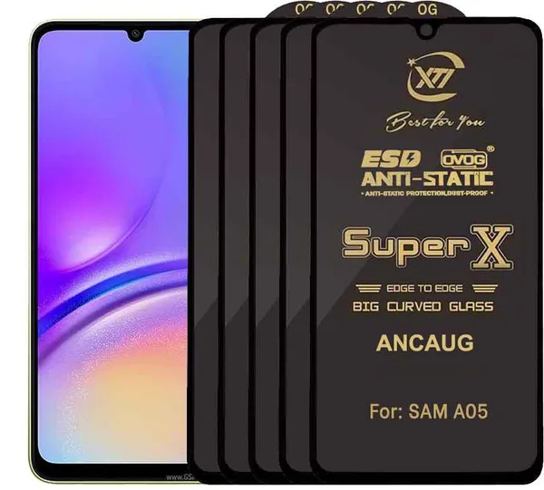 SuperX_Edge_To_Edge_Tempered_Glass_for_SAMSUNG_A05_(Pack_of_5)