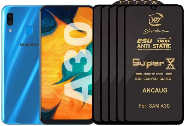 SuperX_Edge_To_Edge_Tempered_Glass_for_SAMSUNG_A30_(Pack_of_5)