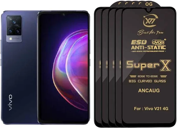 SuperX_Edge_To_Edge_Tempered_Glass_for_Vivo_V21_4G_(Pack_of_5)