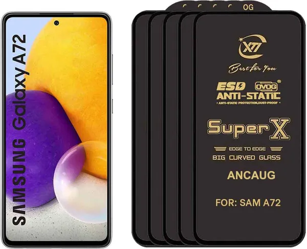 SuperX_Edge_To_Edge_Tempered_Glass_for_SAMSUNG_A_72_(Pack_of_5)