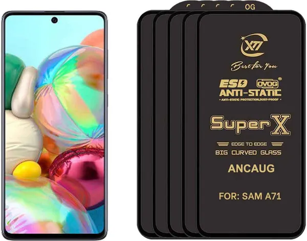 SuperX_Edge_To_Edge_Tempered_Glass_for_SAMSUNG_A_71_(Pack_of_5)
