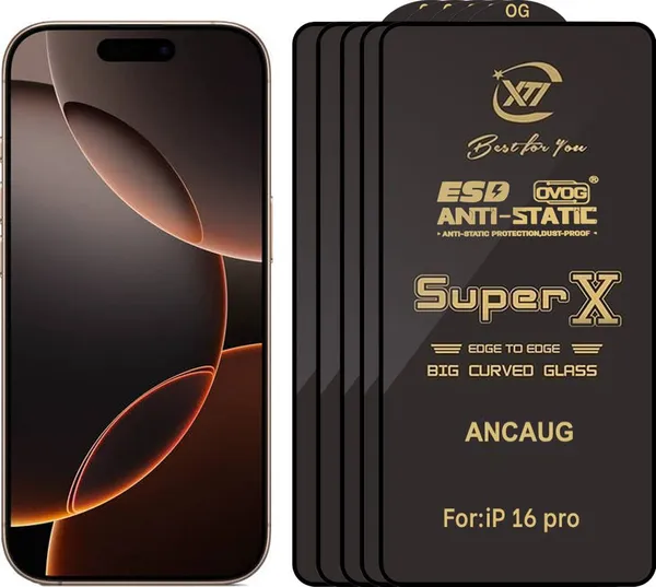 SuperX_Edge_To_Edge_Tempered_Glass_for_iPhone_16_Pro_(Pack_of_5)