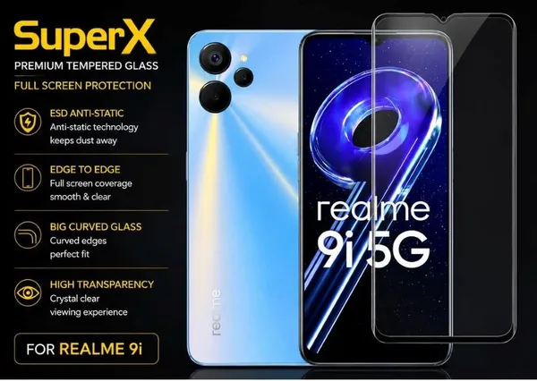 SuperX_Edge_To_Edge_Tempered_Glass_for_Realme_9i_(Pack_of_2)