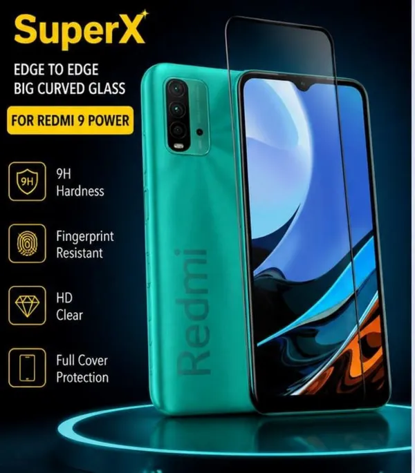 SuperX_Tempered_Glass_Guard_for_Redmi_9_power_(Pack_of_2)
