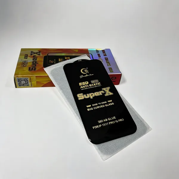 Esd_Super_X_Tempered_Glass_Guard_For_Ip17_Pro_(Pack_Of_5)