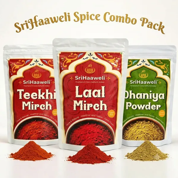 SriHaaweli_Combo_-_Teekhi_Mirch_Red_Chilli_Powder_250g_+_Lal_Mirch_Powder_250g_+_Dhaniya_Powder_250g