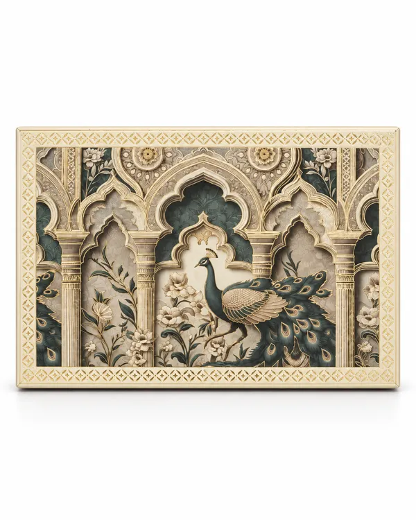 Decorative_Peacock_Design_Six_Compartment_Gift_Box