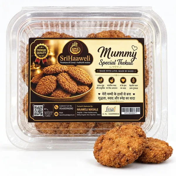 SriHaaweli_Combo_-_Mummy_Special_Thekua_250g_+_Haldi_Powder_250g