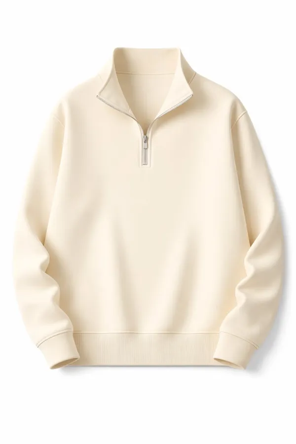Off_White_Regular_Fit_Half_Zip_Sweatshirt
