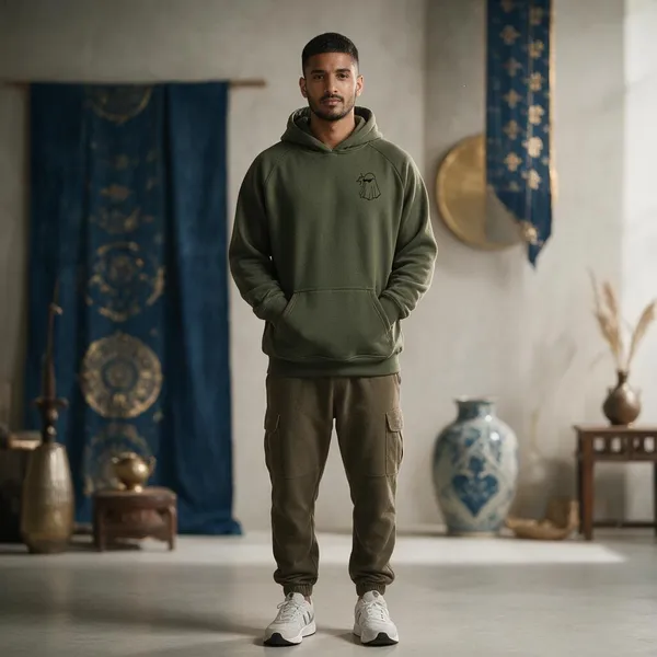 Olive_Green_TypoGraphic_Hoodie